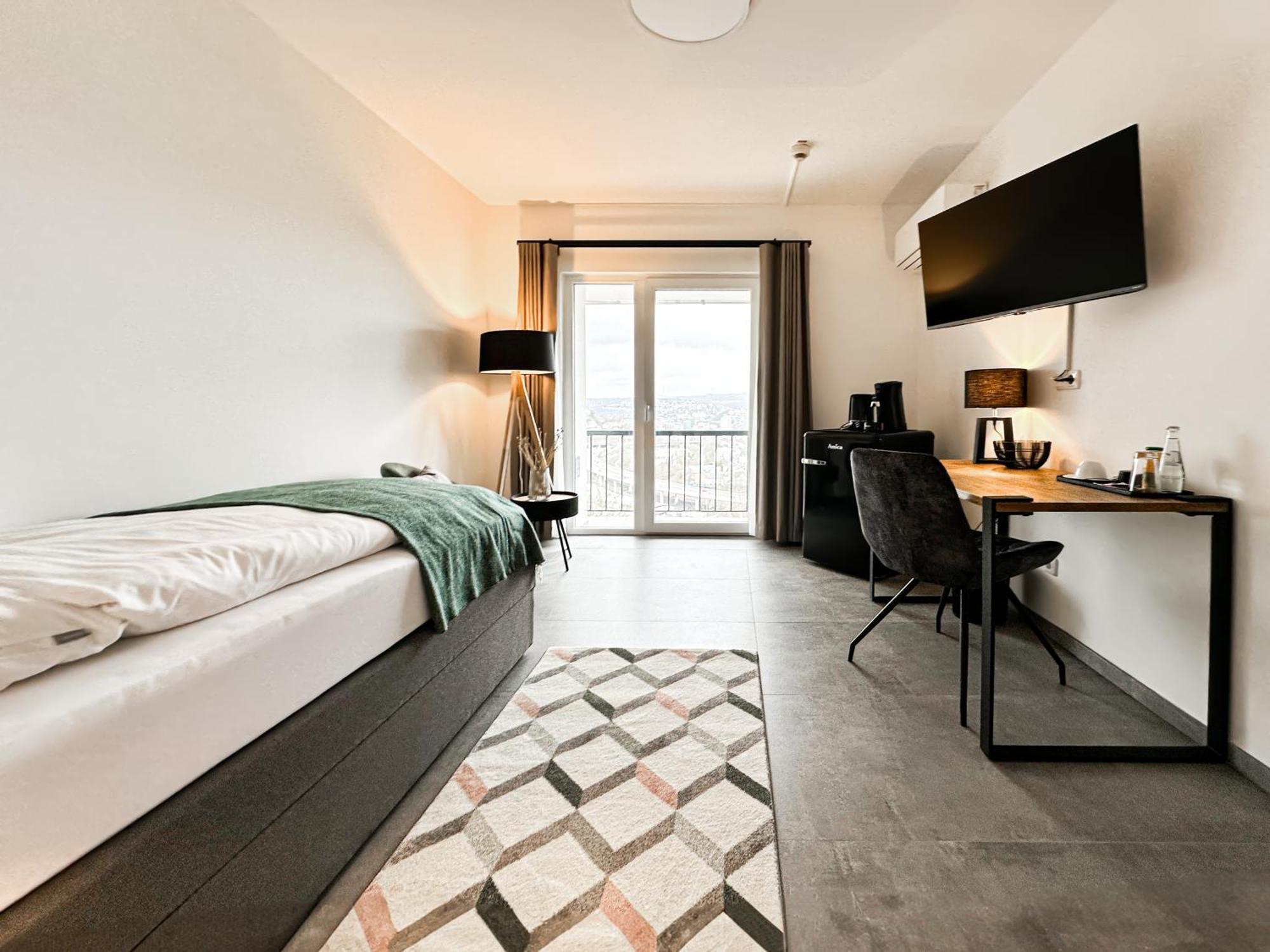Si-View Einzelzimmer Mit Balkon Zimmer 4 - Hotel Siegen Luaran gambar